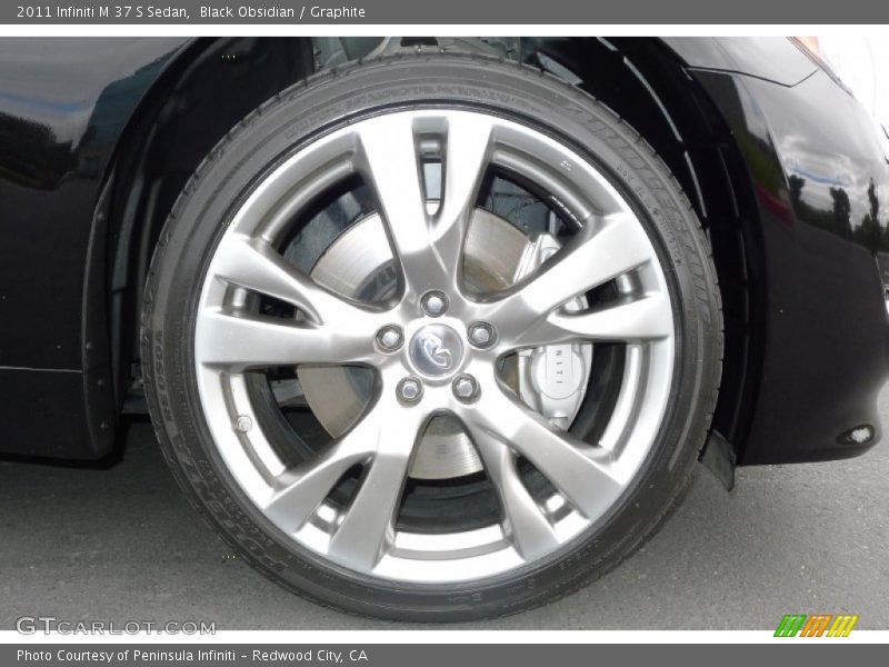 Black Obsidian / Graphite 2011 Infiniti M 37 S Sedan