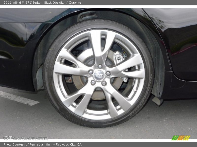Black Obsidian / Graphite 2011 Infiniti M 37 S Sedan