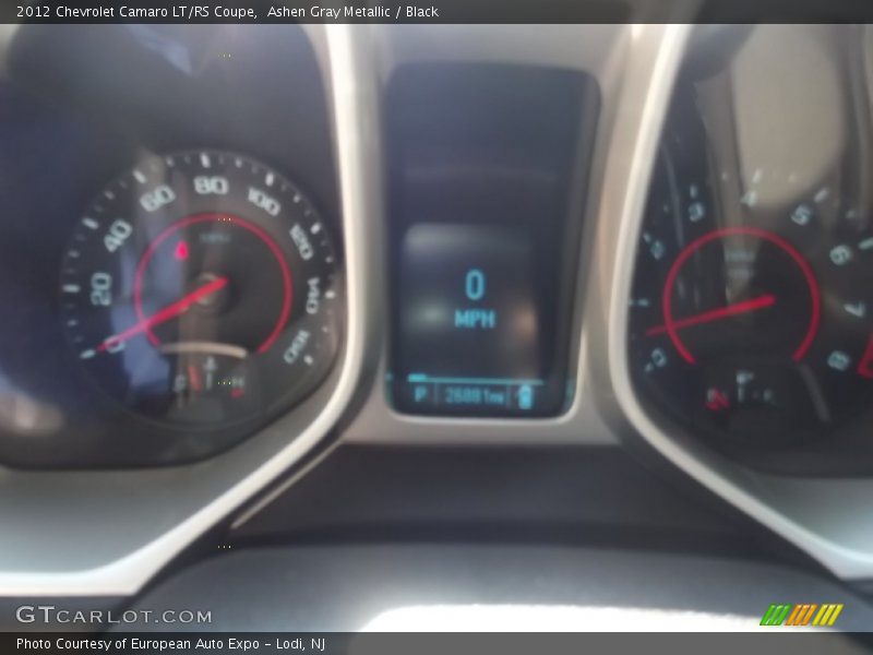 Ashen Gray Metallic / Black 2012 Chevrolet Camaro LT/RS Coupe
