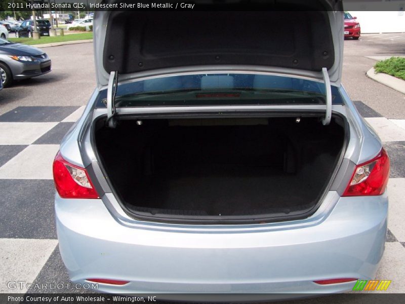 Iridescent Silver Blue Metallic / Gray 2011 Hyundai Sonata GLS