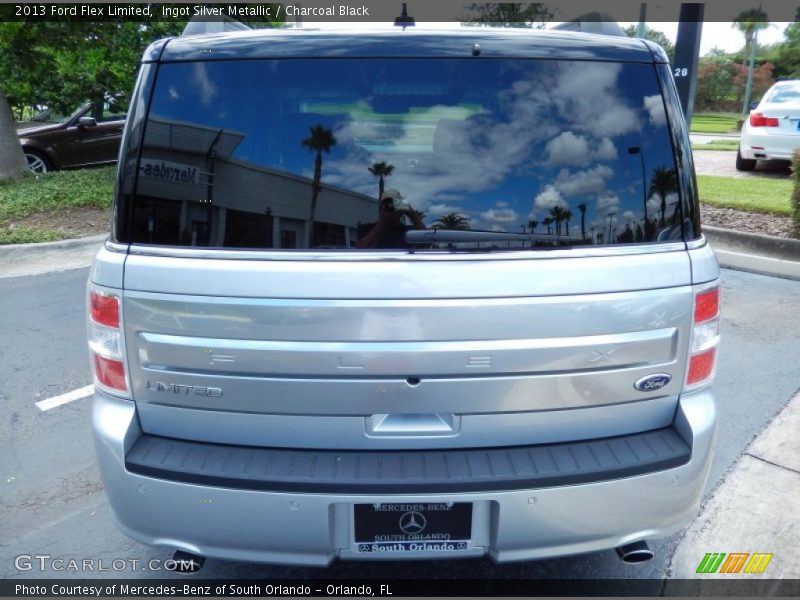 Ingot Silver Metallic / Charcoal Black 2013 Ford Flex Limited