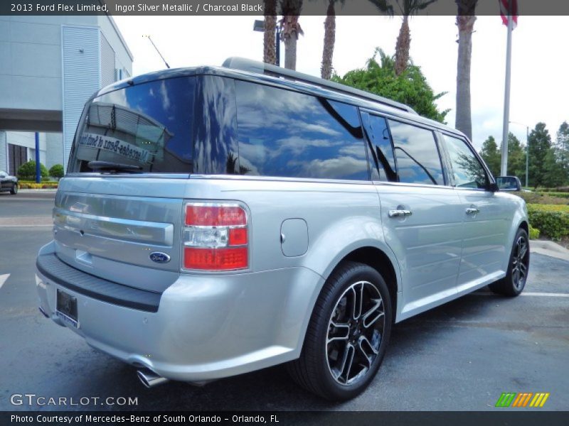 Ingot Silver Metallic / Charcoal Black 2013 Ford Flex Limited