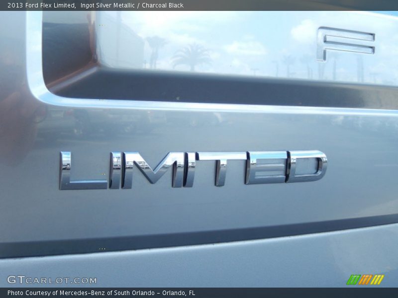 Ingot Silver Metallic / Charcoal Black 2013 Ford Flex Limited
