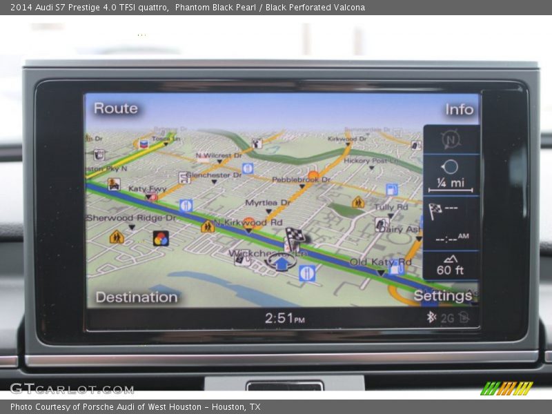 Navigation of 2014 S7 Prestige 4.0 TFSI quattro