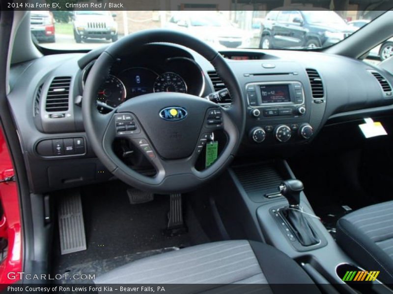 Black Interior - 2014 Forte EX 