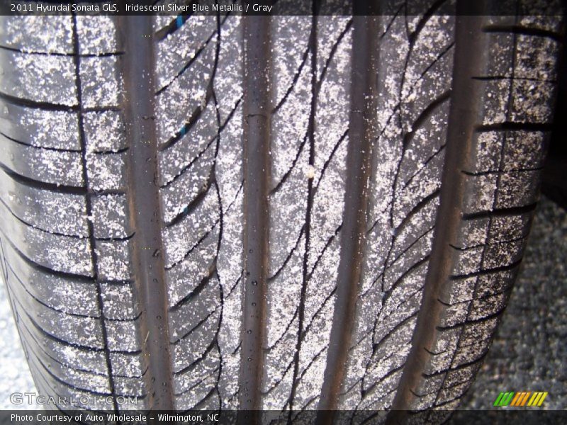 Iridescent Silver Blue Metallic / Gray 2011 Hyundai Sonata GLS