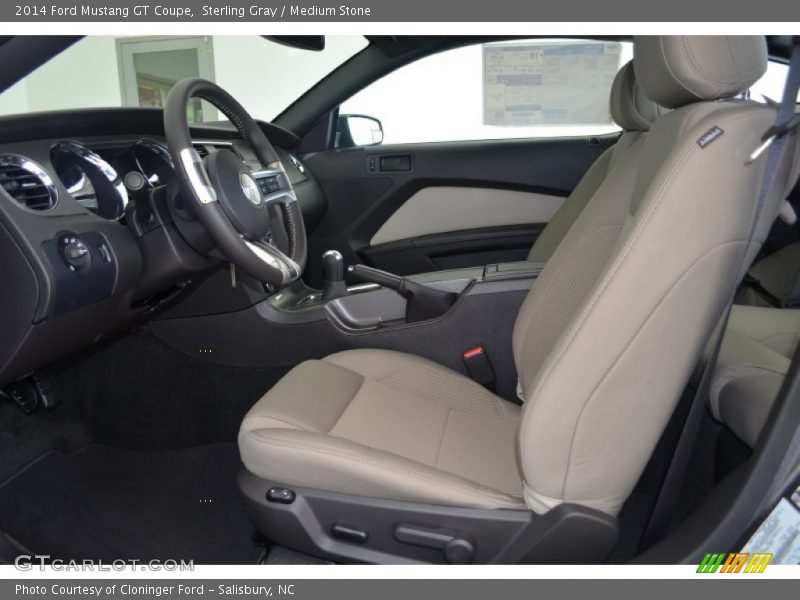 Sterling Gray / Medium Stone 2014 Ford Mustang GT Coupe