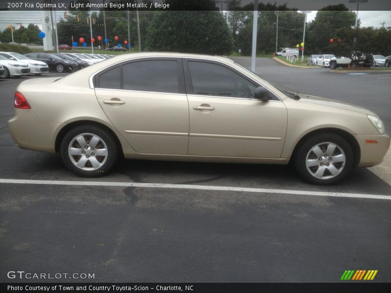 Light Almond Beige Metallic / Beige 2007 Kia Optima LX