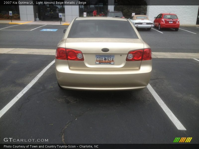 Light Almond Beige Metallic / Beige 2007 Kia Optima LX