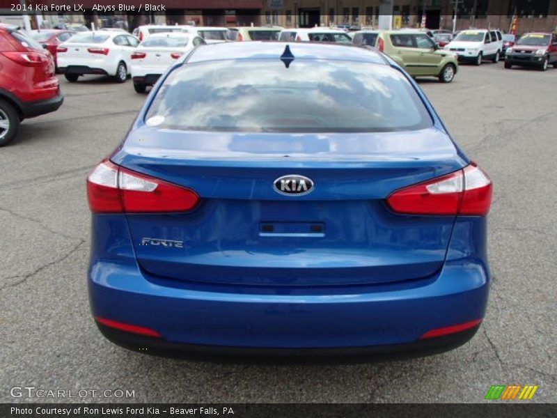 Abyss Blue / Black 2014 Kia Forte LX