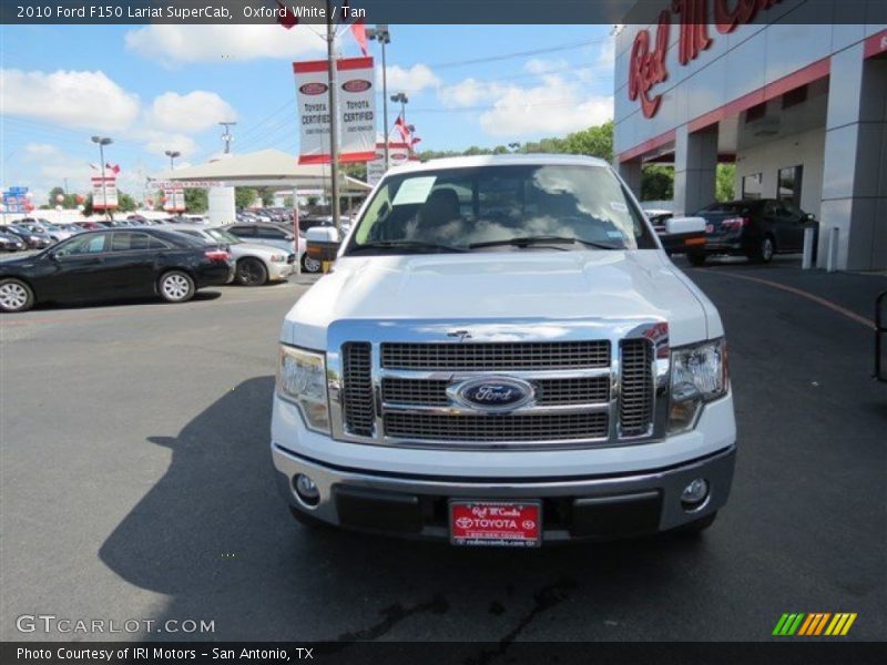 Oxford White / Tan 2010 Ford F150 Lariat SuperCab