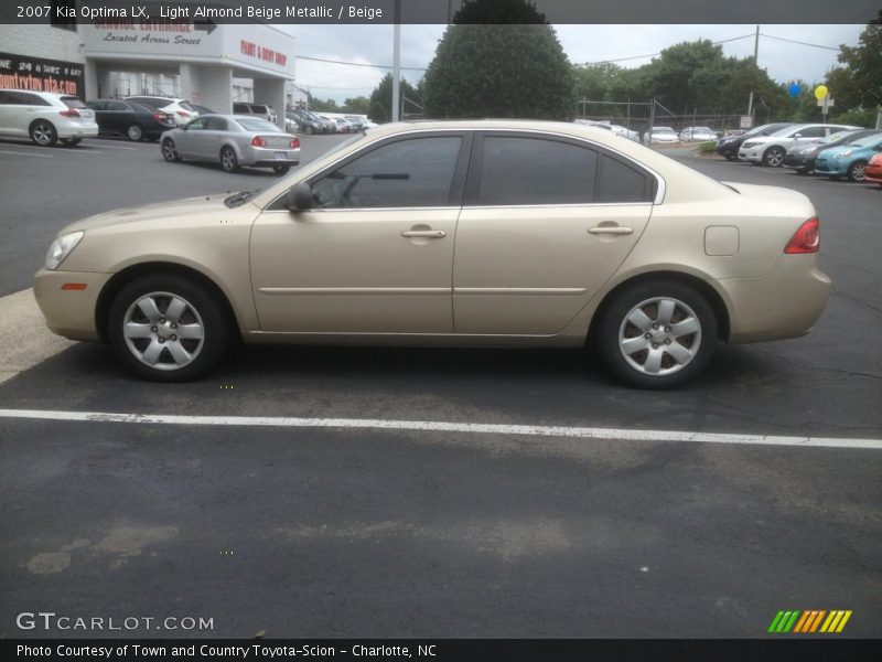 Light Almond Beige Metallic / Beige 2007 Kia Optima LX