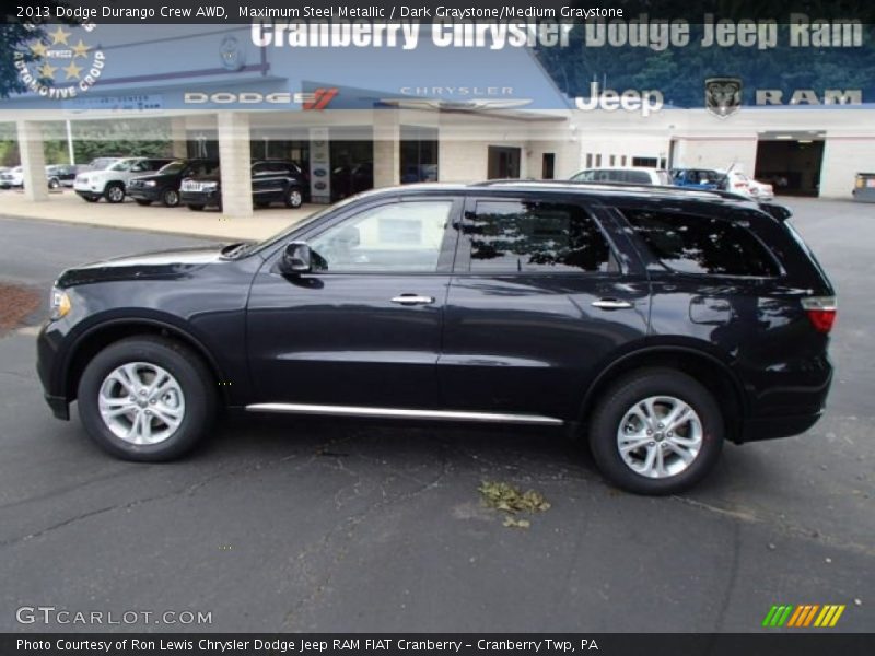 Maximum Steel Metallic / Dark Graystone/Medium Graystone 2013 Dodge Durango Crew AWD