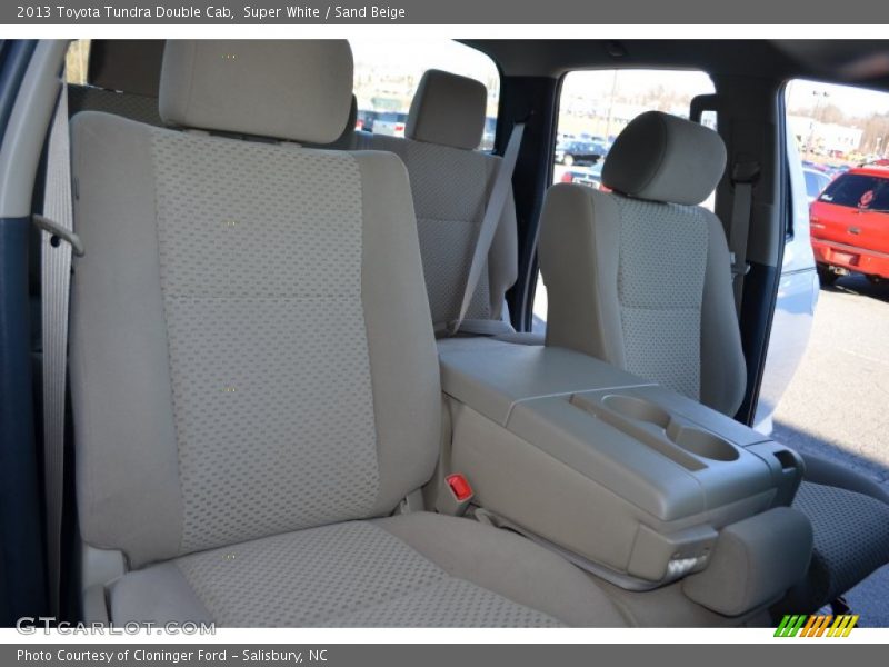 Super White / Sand Beige 2013 Toyota Tundra Double Cab