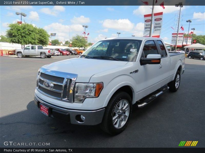 Oxford White / Tan 2010 Ford F150 Lariat SuperCab
