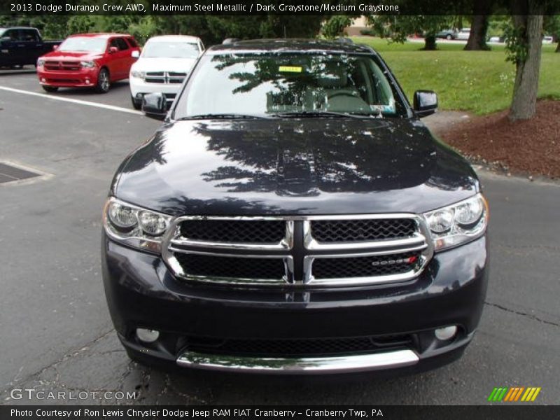 Maximum Steel Metallic / Dark Graystone/Medium Graystone 2013 Dodge Durango Crew AWD