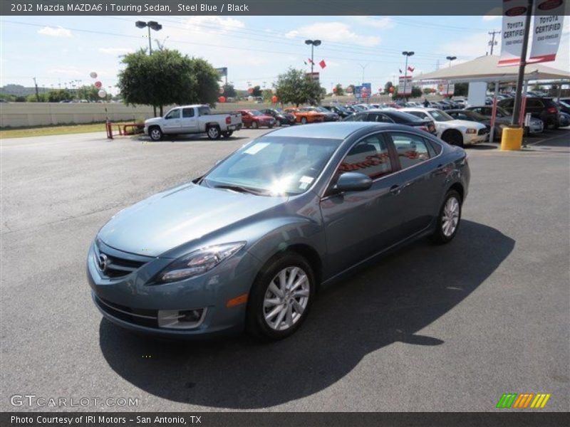 Steel Blue / Black 2012 Mazda MAZDA6 i Touring Sedan