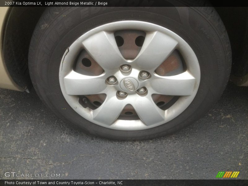Light Almond Beige Metallic / Beige 2007 Kia Optima LX