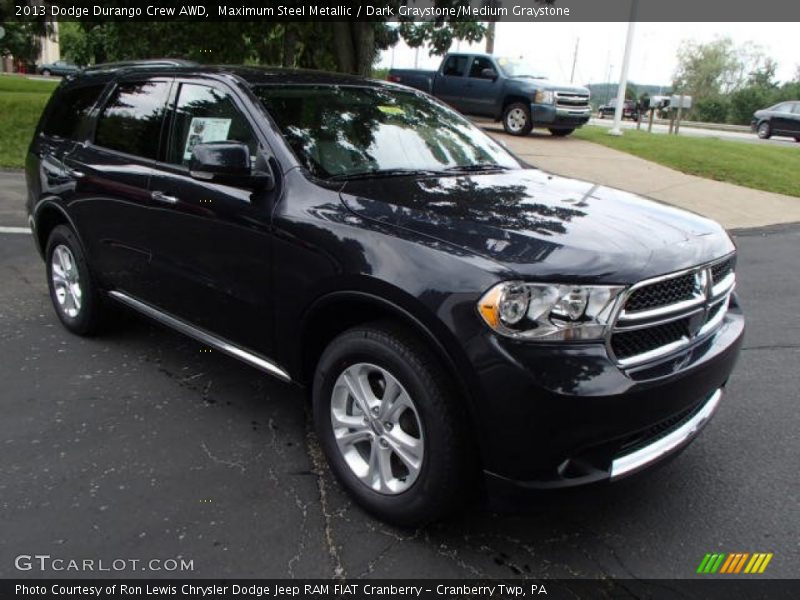Maximum Steel Metallic / Dark Graystone/Medium Graystone 2013 Dodge Durango Crew AWD