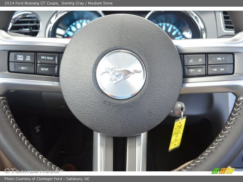 Sterling Gray / Medium Stone 2014 Ford Mustang GT Coupe