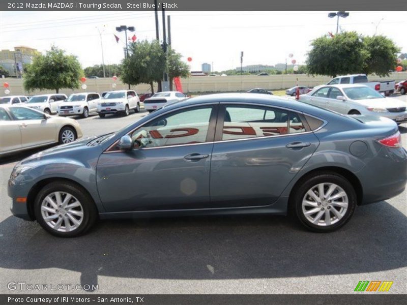 Steel Blue / Black 2012 Mazda MAZDA6 i Touring Sedan