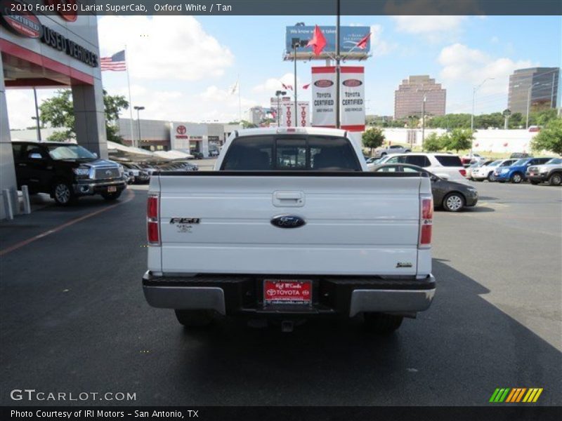 Oxford White / Tan 2010 Ford F150 Lariat SuperCab