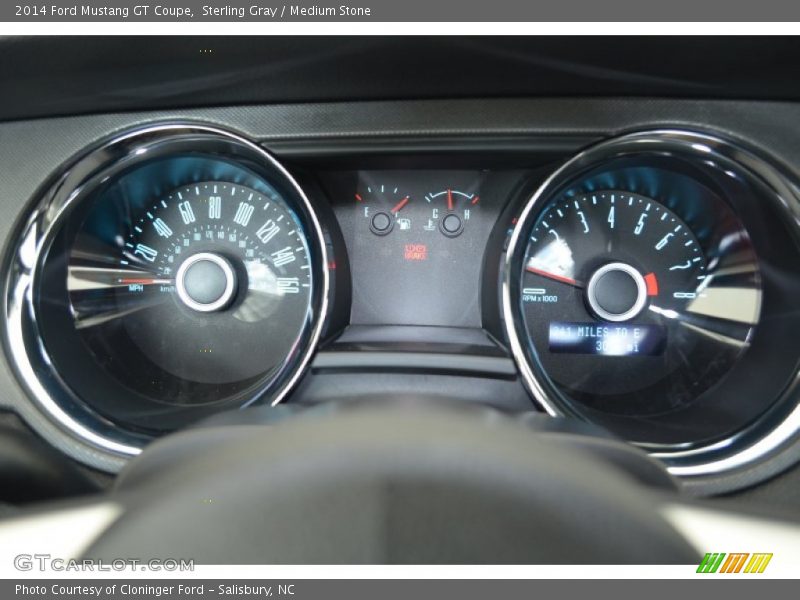 Sterling Gray / Medium Stone 2014 Ford Mustang GT Coupe