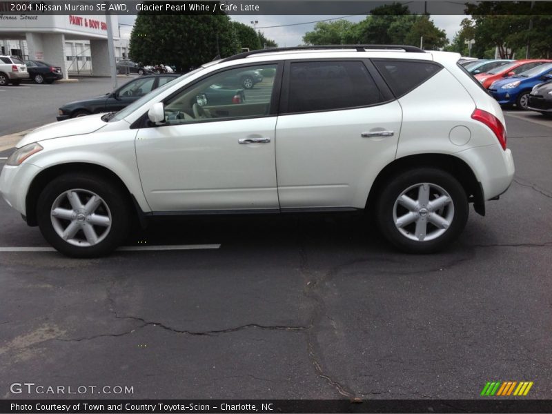 Glacier Pearl White / Cafe Latte 2004 Nissan Murano SE AWD