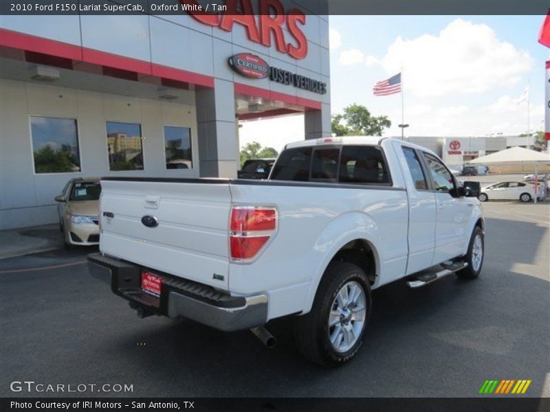 Oxford White / Tan 2010 Ford F150 Lariat SuperCab