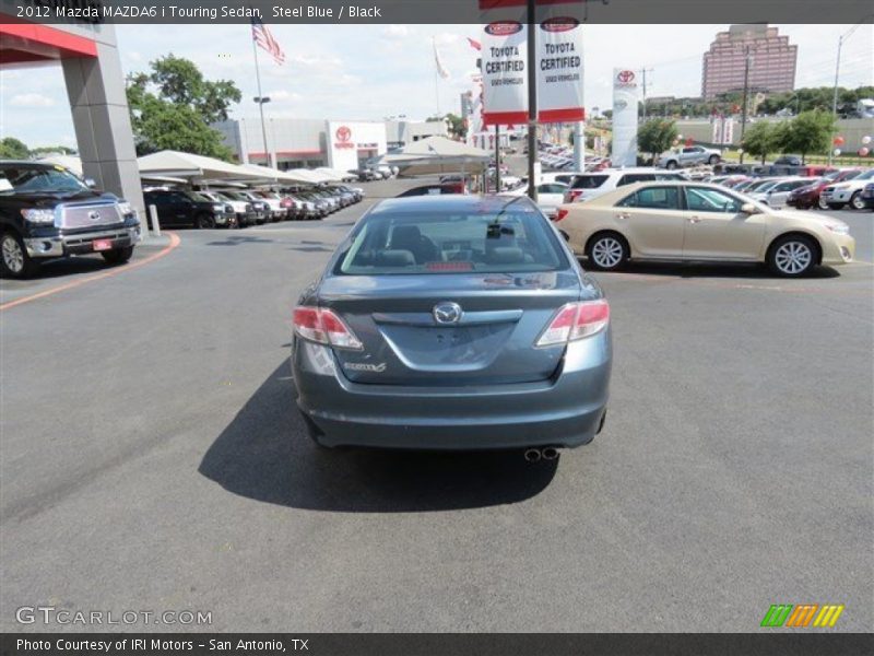Steel Blue / Black 2012 Mazda MAZDA6 i Touring Sedan
