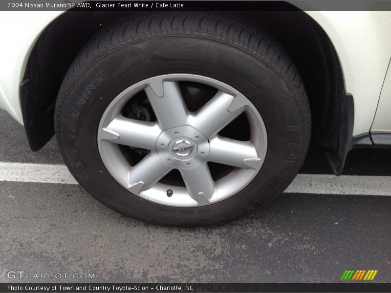 Glacier Pearl White / Cafe Latte 2004 Nissan Murano SE AWD