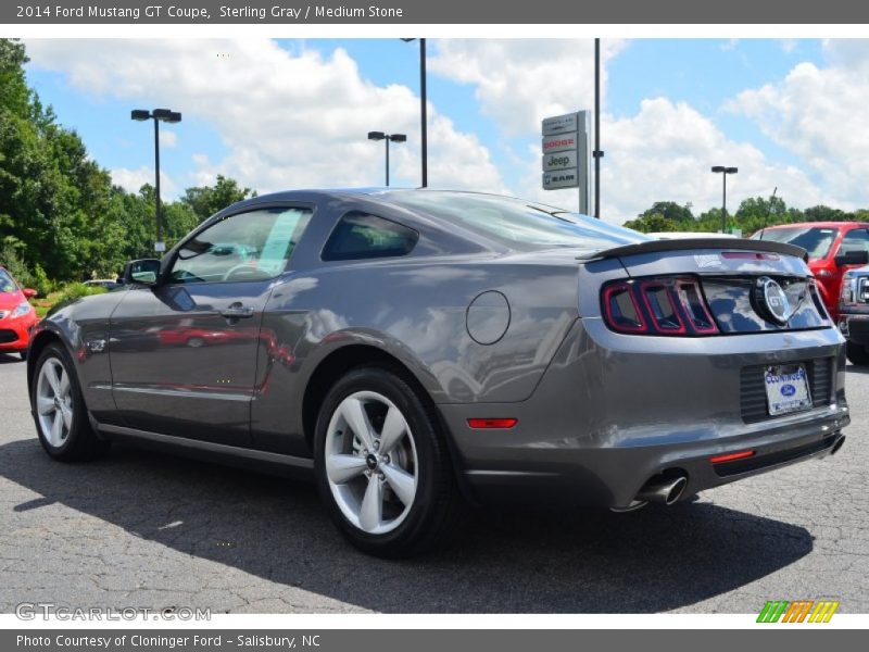 Sterling Gray / Medium Stone 2014 Ford Mustang GT Coupe