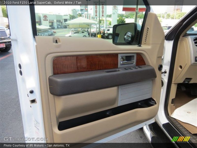 Oxford White / Tan 2010 Ford F150 Lariat SuperCab