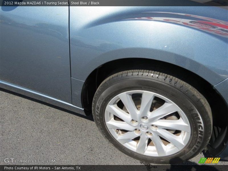 Steel Blue / Black 2012 Mazda MAZDA6 i Touring Sedan