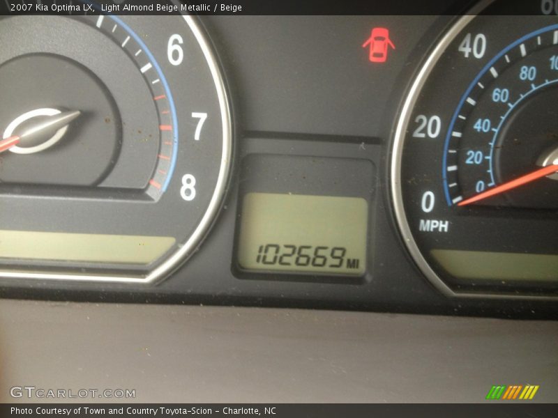 Light Almond Beige Metallic / Beige 2007 Kia Optima LX