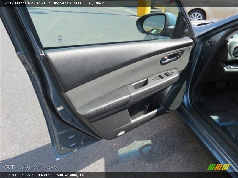Steel Blue / Black 2012 Mazda MAZDA6 i Touring Sedan