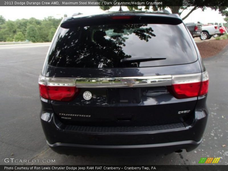 Maximum Steel Metallic / Dark Graystone/Medium Graystone 2013 Dodge Durango Crew AWD