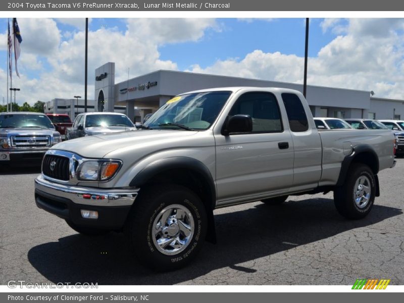 Lunar Mist Metallic / Charcoal 2004 Toyota Tacoma V6 PreRunner Xtracab