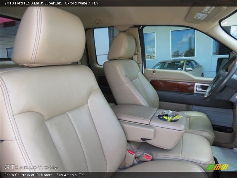 Oxford White / Tan 2010 Ford F150 Lariat SuperCab