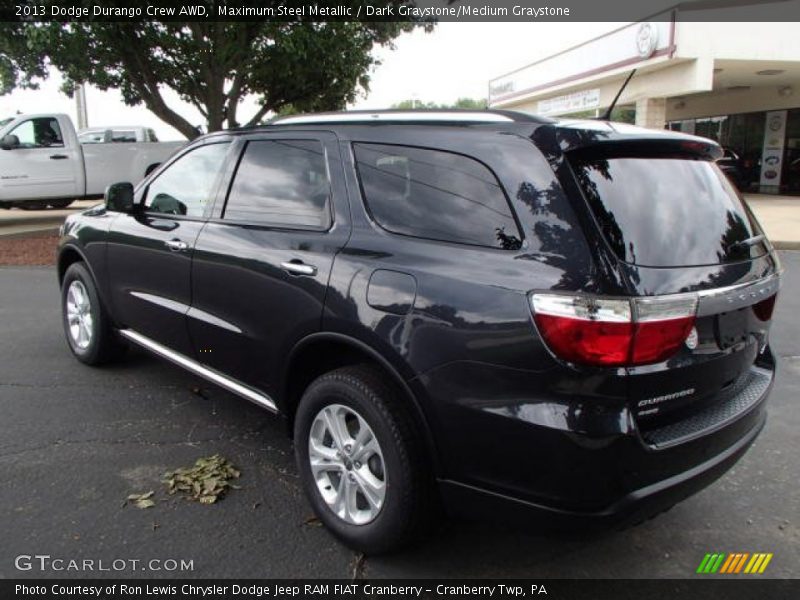 Maximum Steel Metallic / Dark Graystone/Medium Graystone 2013 Dodge Durango Crew AWD