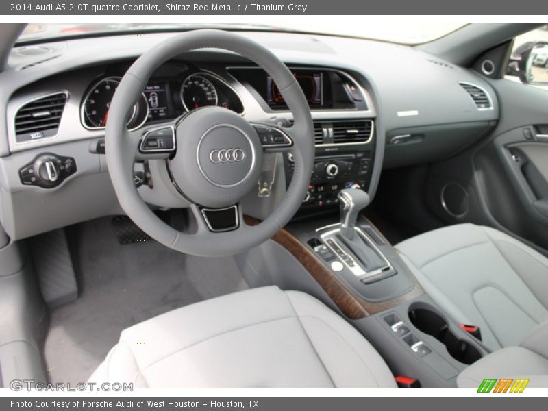 Titanium Gray Interior - 2014 A5 2.0T quattro Cabriolet 
