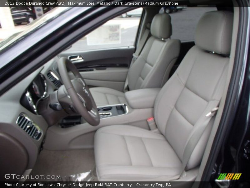 Maximum Steel Metallic / Dark Graystone/Medium Graystone 2013 Dodge Durango Crew AWD