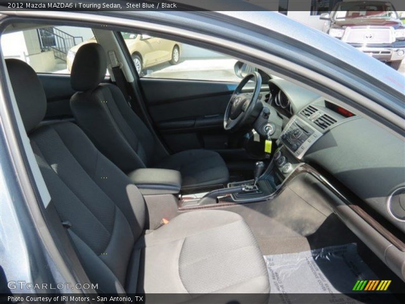 Steel Blue / Black 2012 Mazda MAZDA6 i Touring Sedan