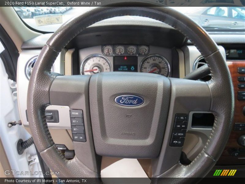 Oxford White / Tan 2010 Ford F150 Lariat SuperCab