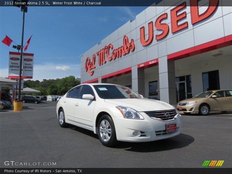 Winter Frost White / Charcoal 2012 Nissan Altima 2.5 SL