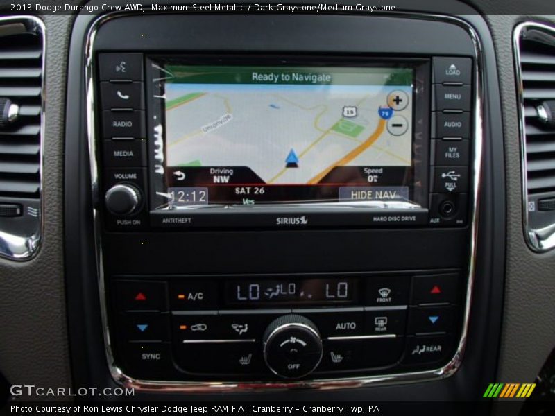 Maximum Steel Metallic / Dark Graystone/Medium Graystone 2013 Dodge Durango Crew AWD