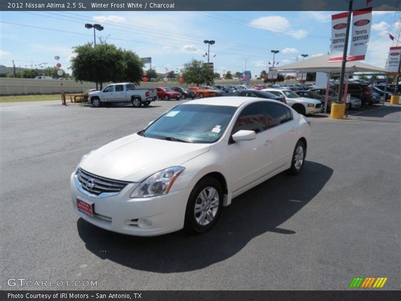 Winter Frost White / Charcoal 2012 Nissan Altima 2.5 SL
