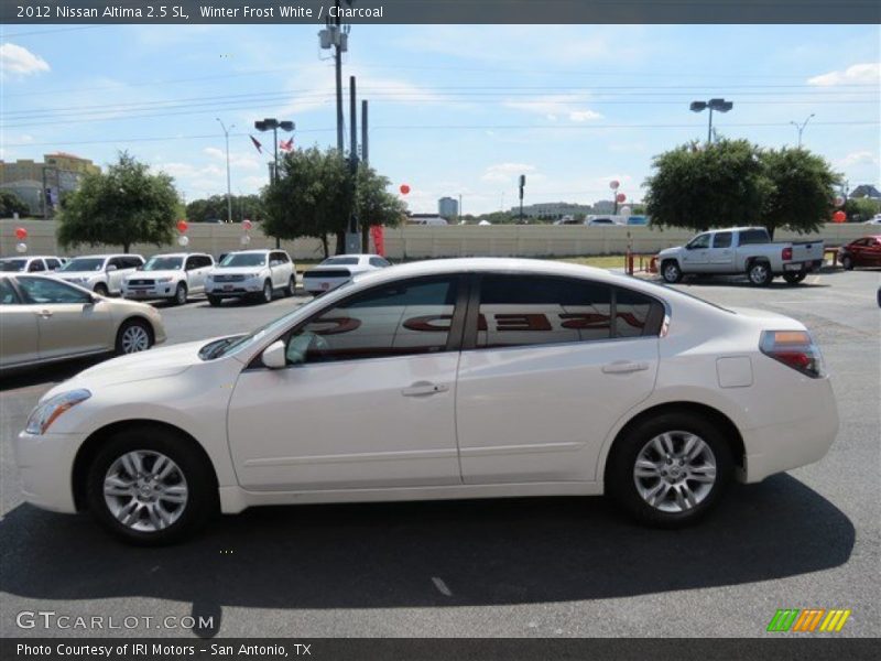 Winter Frost White / Charcoal 2012 Nissan Altima 2.5 SL