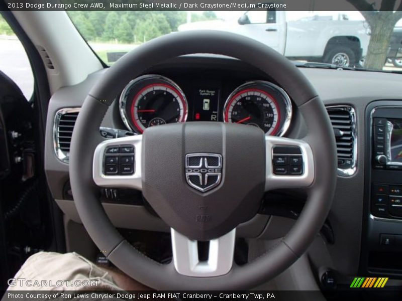 Maximum Steel Metallic / Dark Graystone/Medium Graystone 2013 Dodge Durango Crew AWD