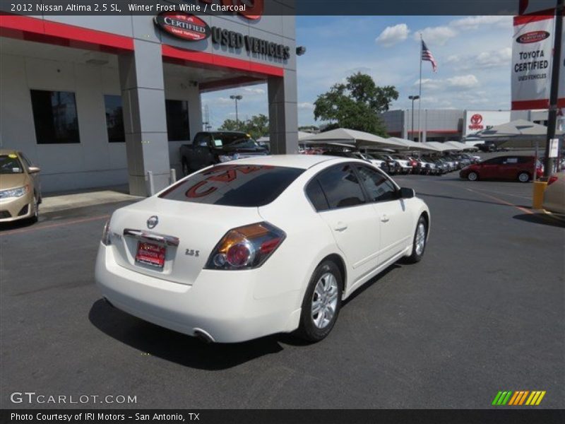 Winter Frost White / Charcoal 2012 Nissan Altima 2.5 SL